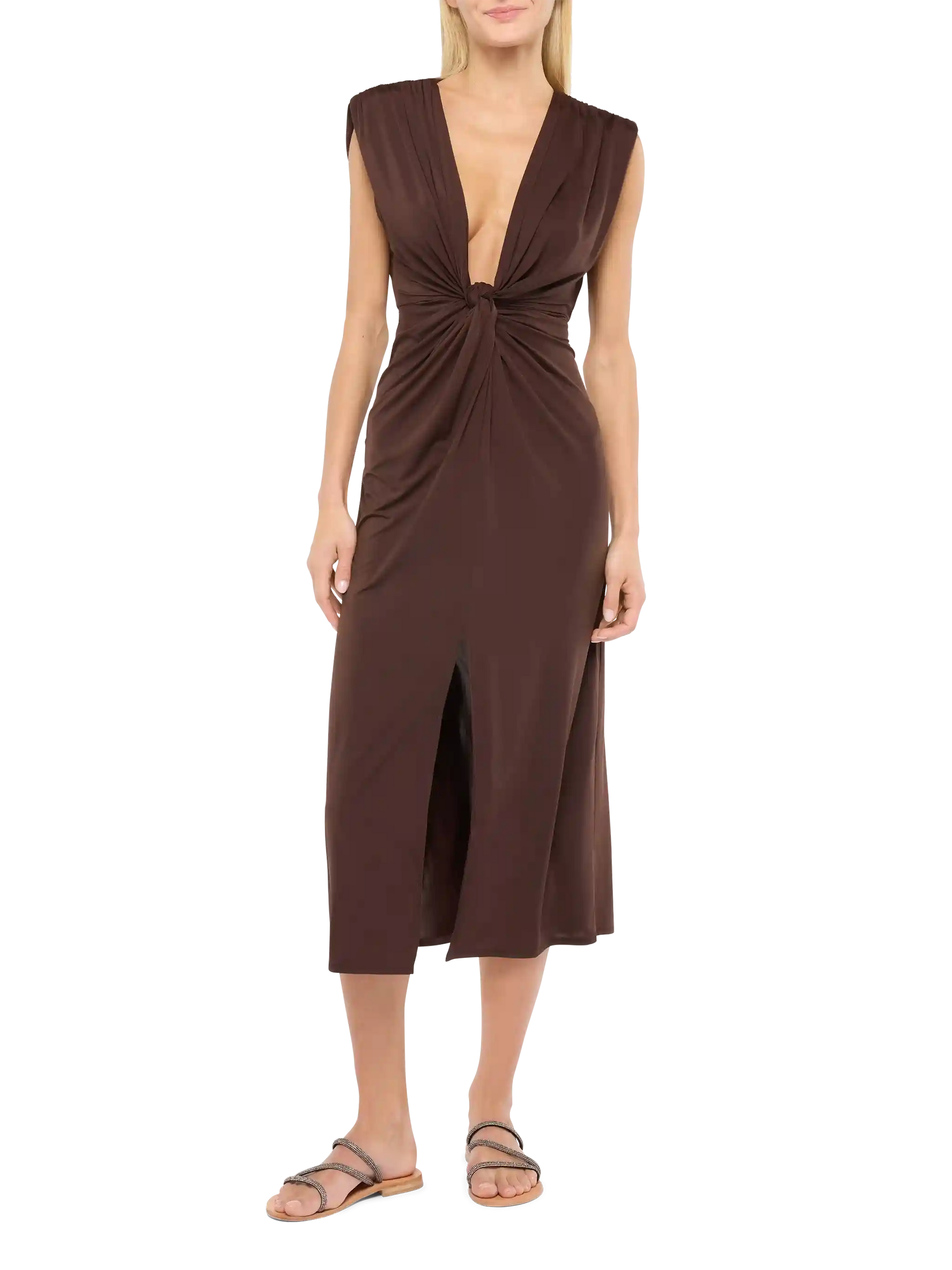 ワンピース MC2 SAINT BARTH Woman Dress Beige EYDIS 00187H UID_MRIN00100132H-WOMAN-SARONG