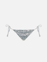 Woman silver sequins swim briefs Marielle