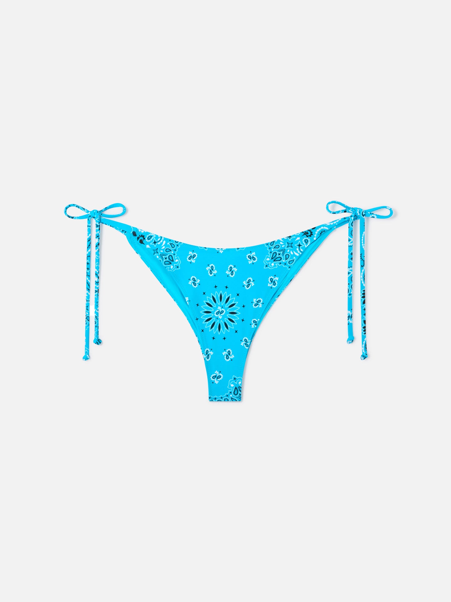 Braguita de bikini Marielle con bandana azul claro 