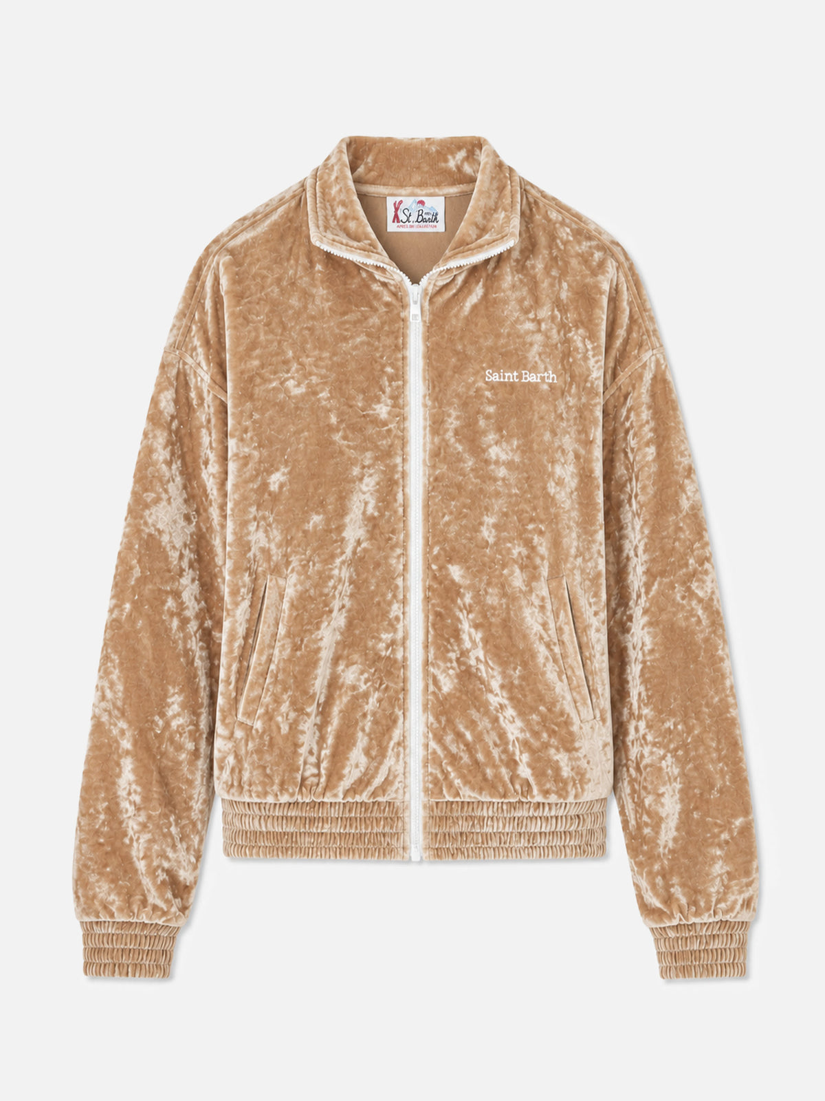 Sudadera Miriam de chenilla beige 