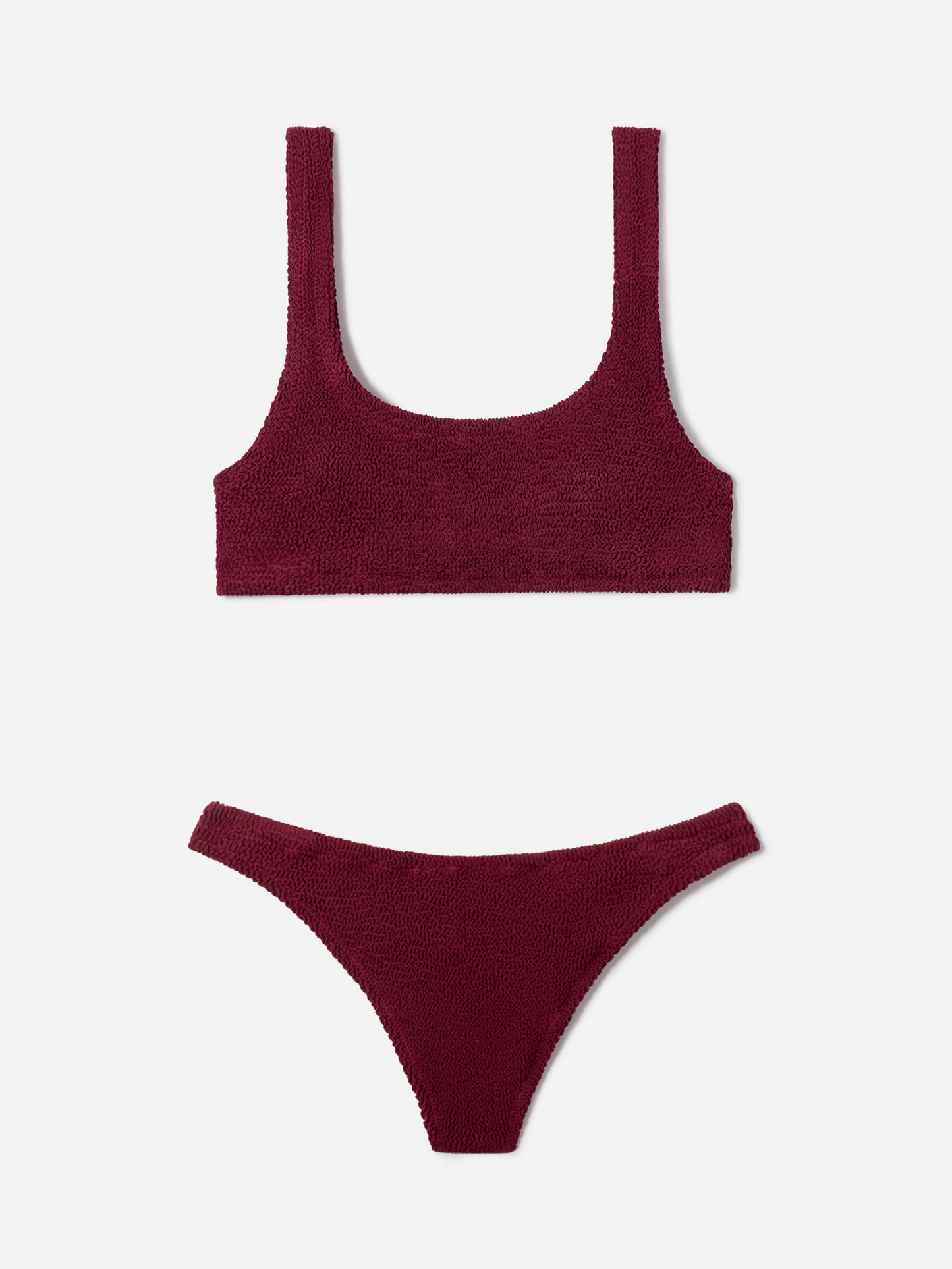 Bikini bralette burdeos arrugado Naima Naomi 