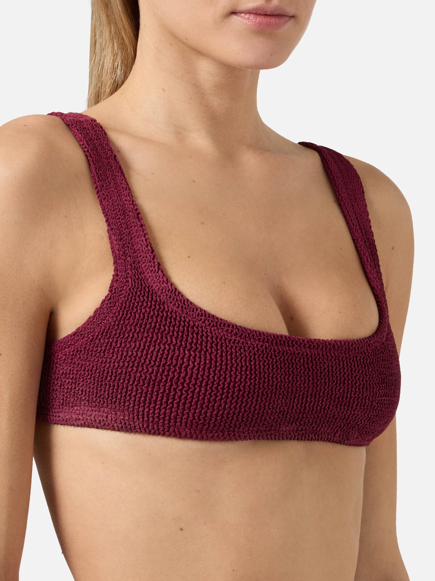 Bikini bralette burdeos arrugado Naima Naomi 