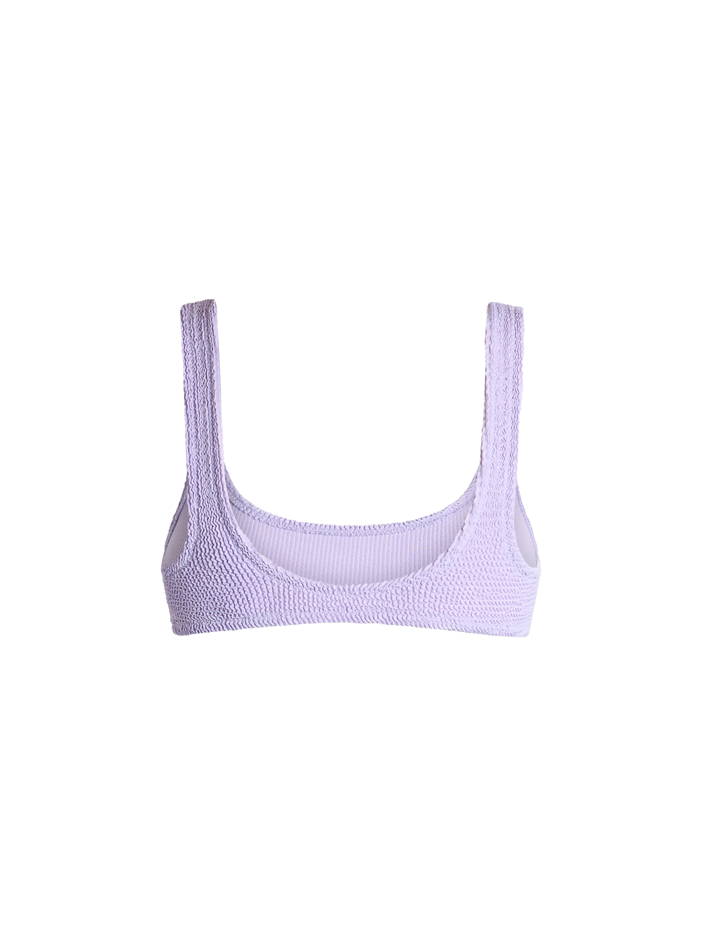 Woman lilac classic crinkle bralette Naima
