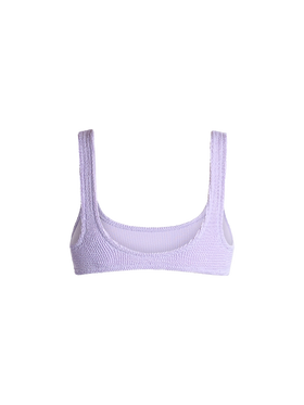 Woman lilac classic crinkle bralette Naima