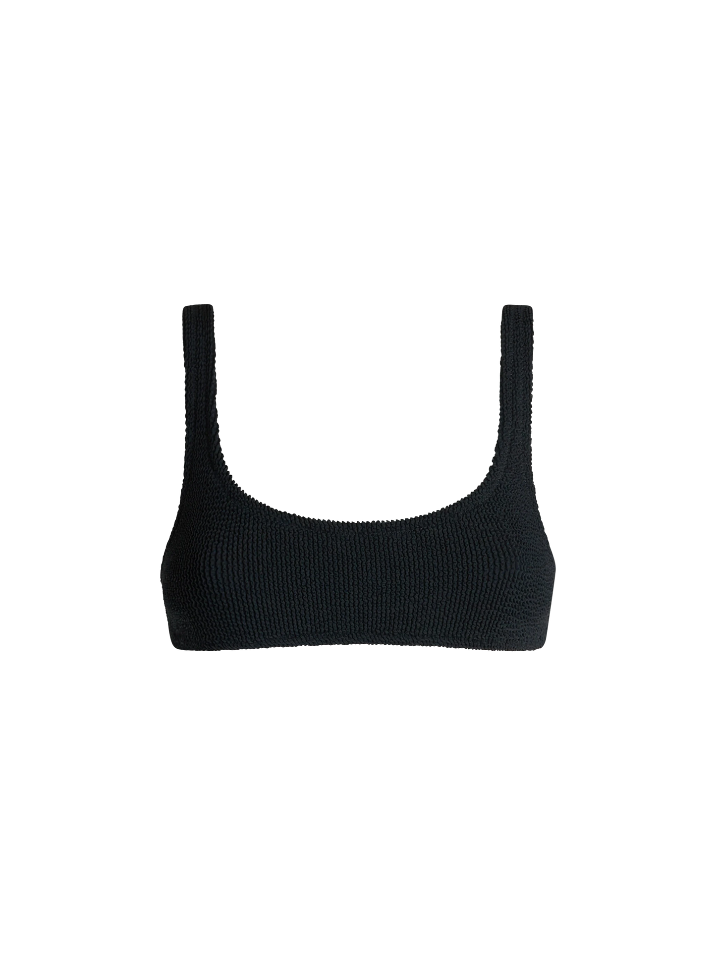 Bralette classica da donna nera crinkle Naima