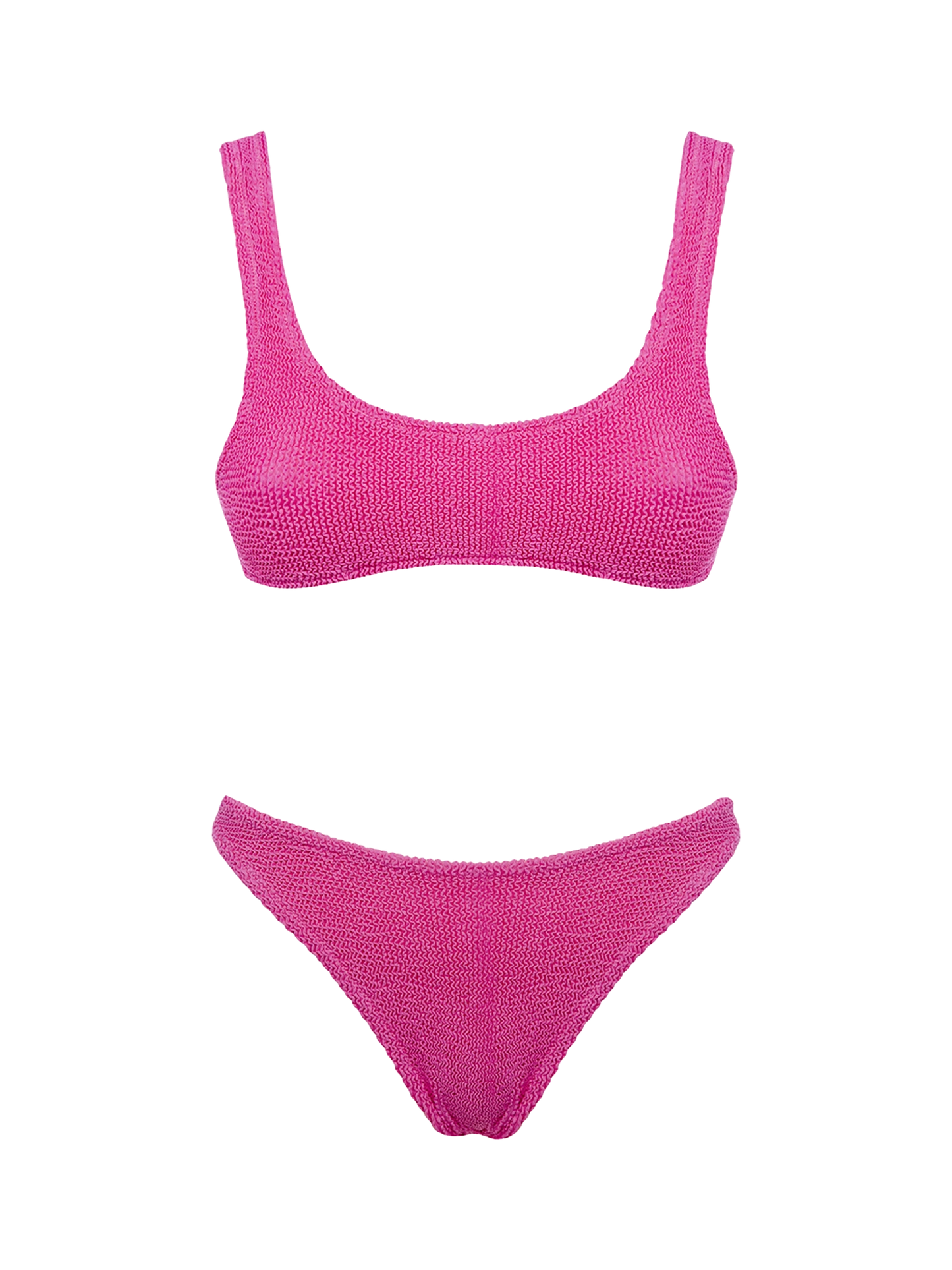 Bikini da donna classico rosa crinkle Naima Elise