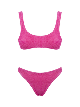 Bikini da donna classico rosa crinkle Naima Elise