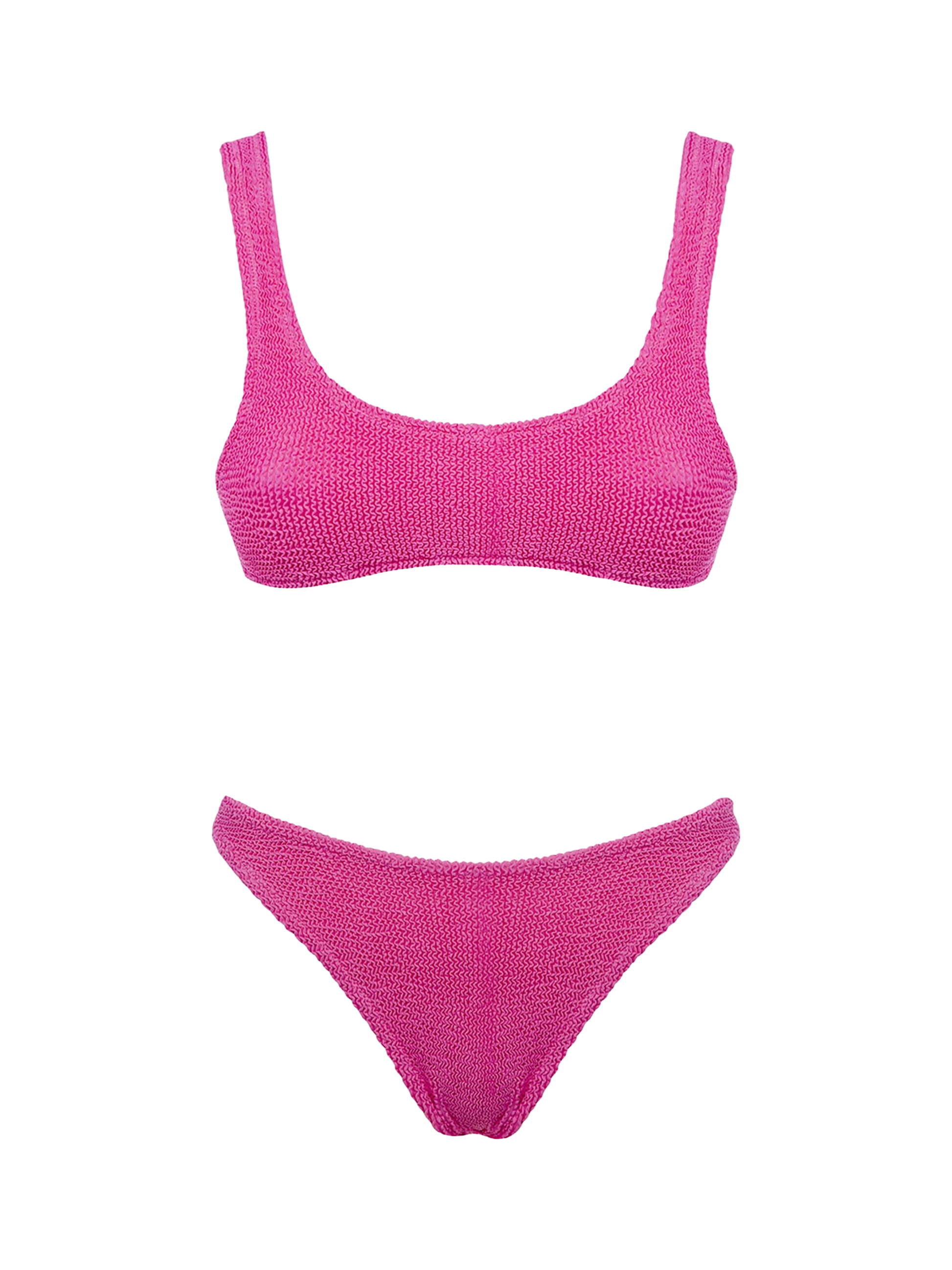 Pink crinkle bralette bikini Naima Elise - MC2 Saint Barth