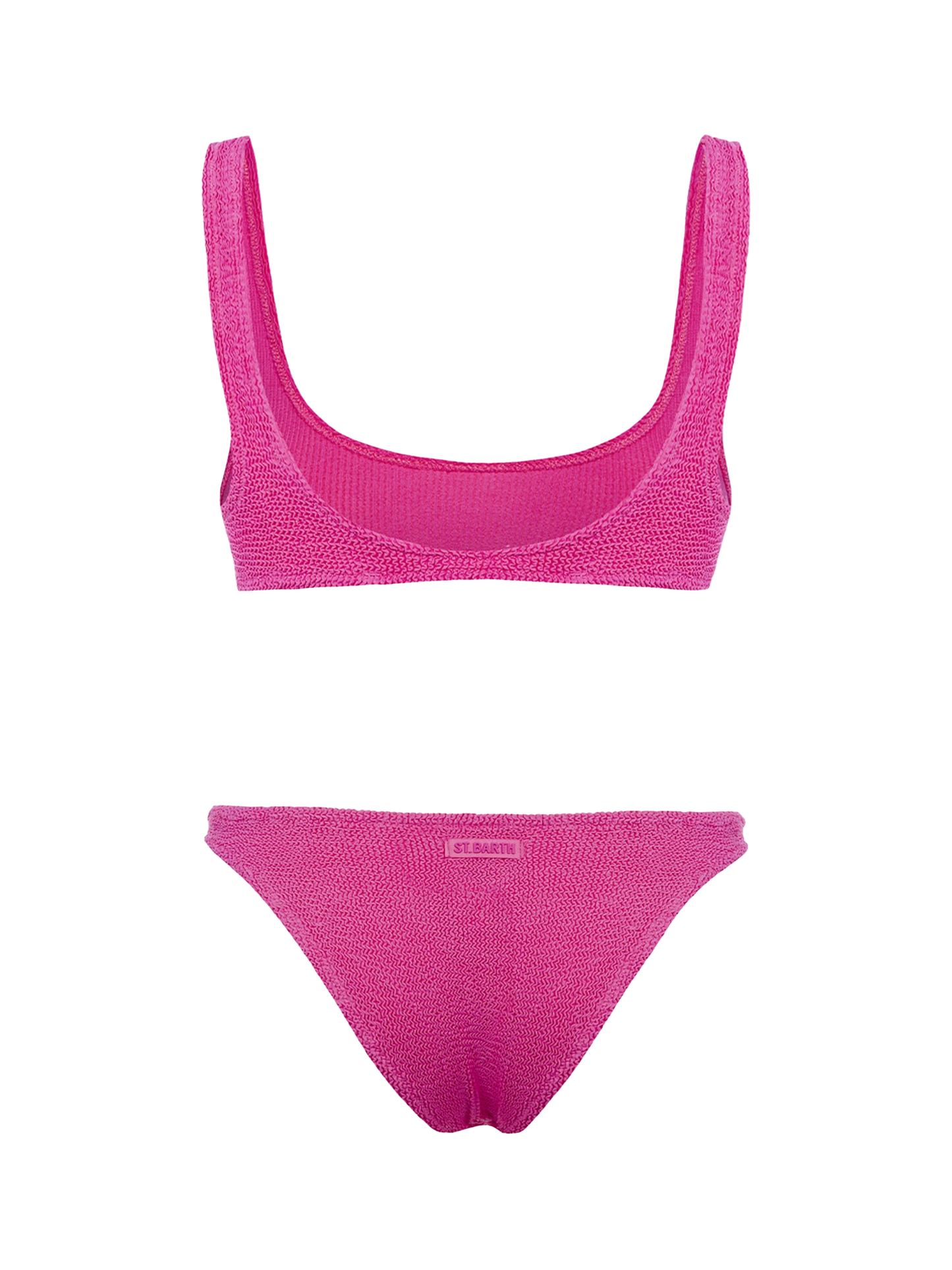 Bikini da donna classico rosa crinkle Naima Elise