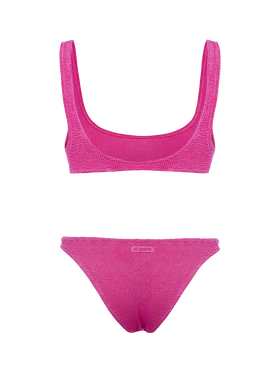 Bikini da donna classico rosa crinkle Naima Elise