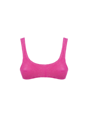 Naima pink crinkle classic bralette top - MC2 Saint Barth
