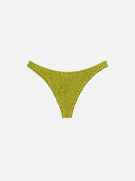 Naomi slip mare cheeky in crinkle color pistacchio