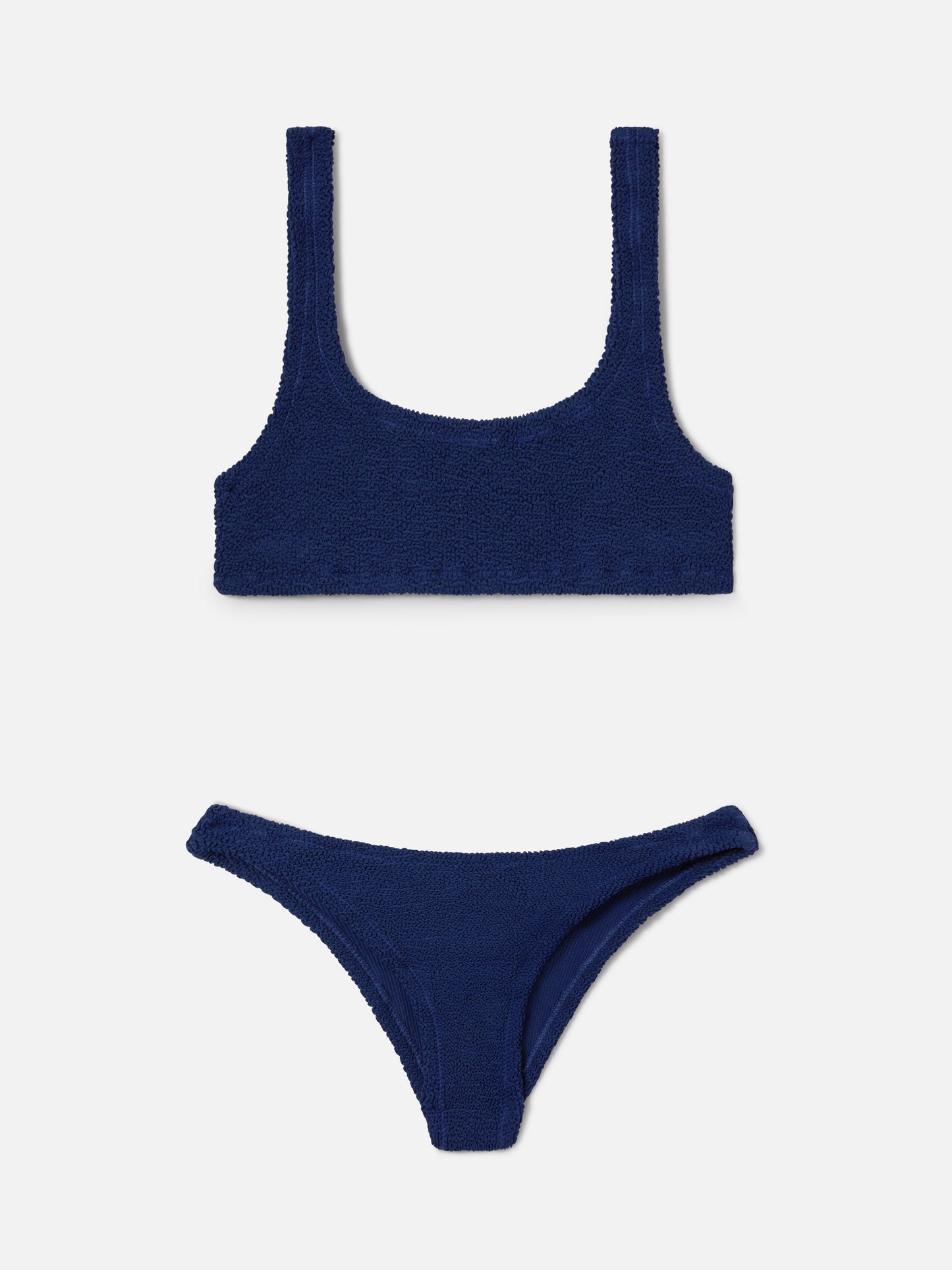 Naima Elise navy blue crinkle bikini