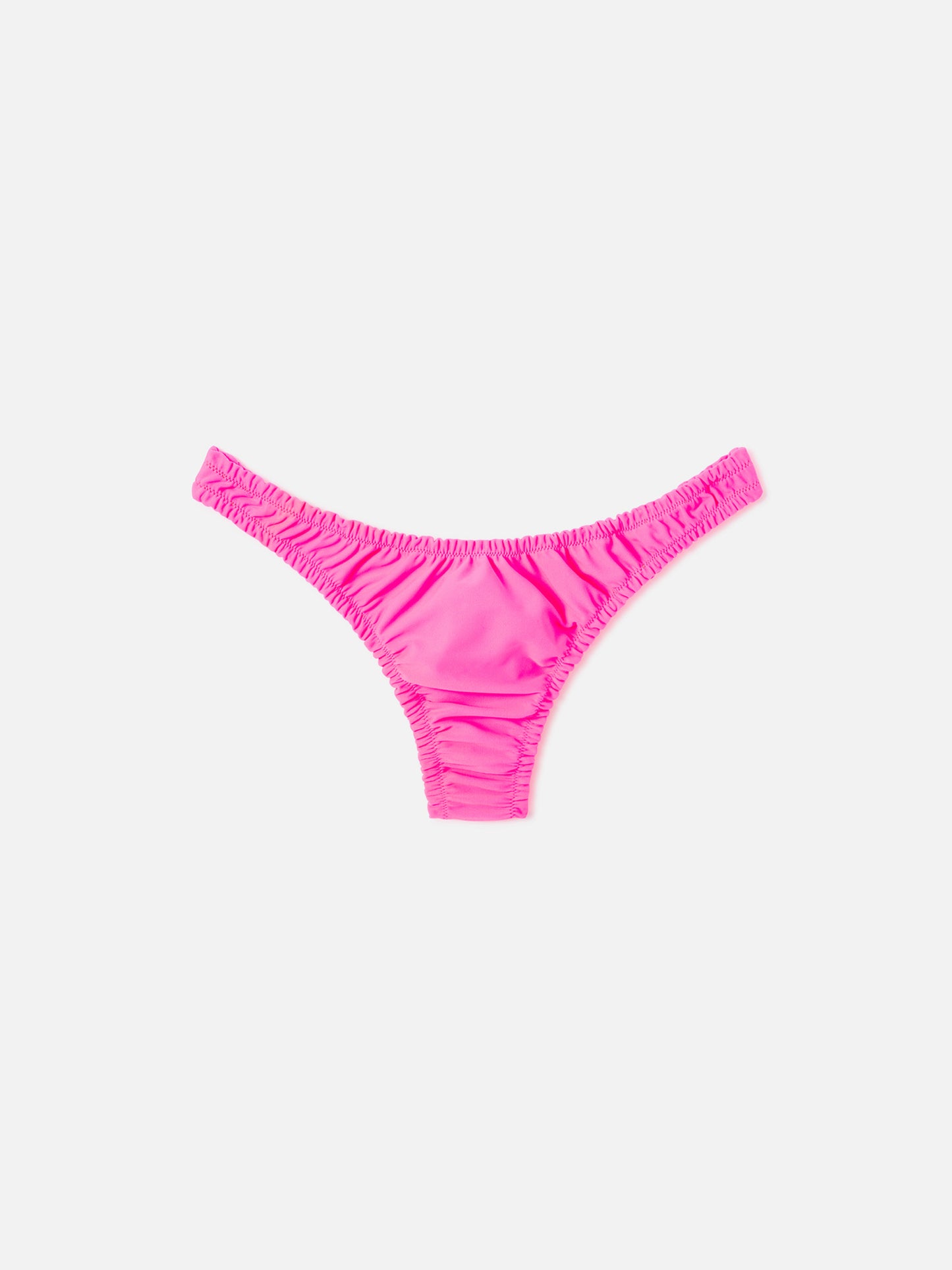 Fluo pink Nalu cheekiest solid color swim briefs