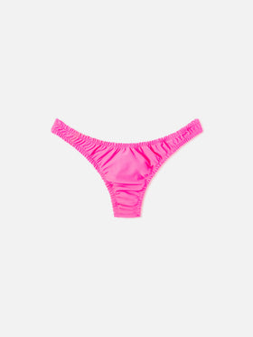 Fluo pink Nalu cheekiest solid color swim briefs