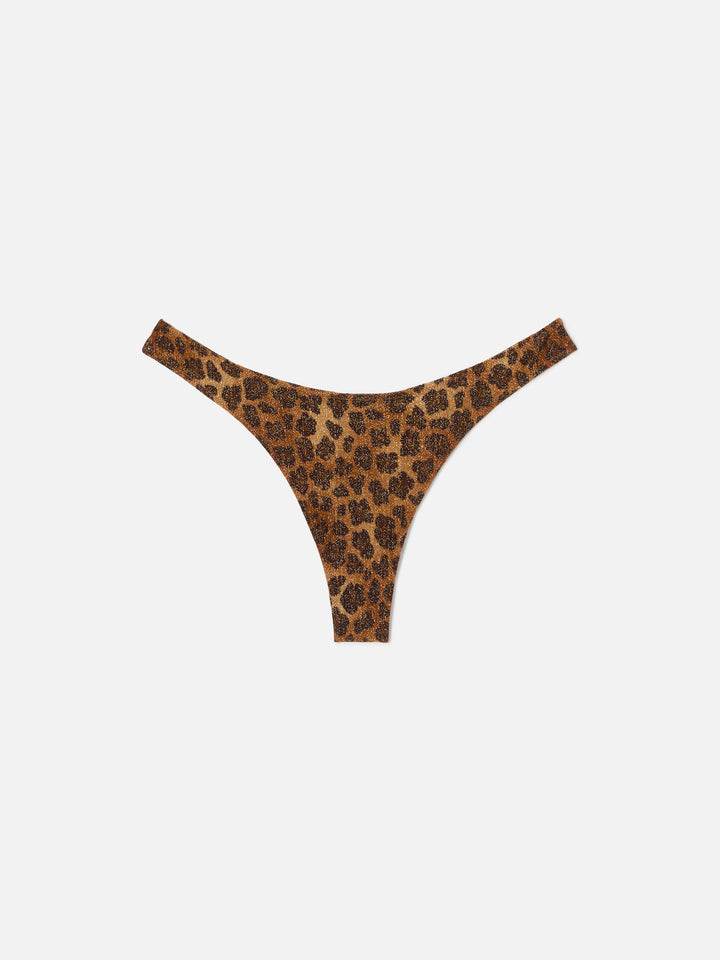 Amira Naomi animalier lurex bikini