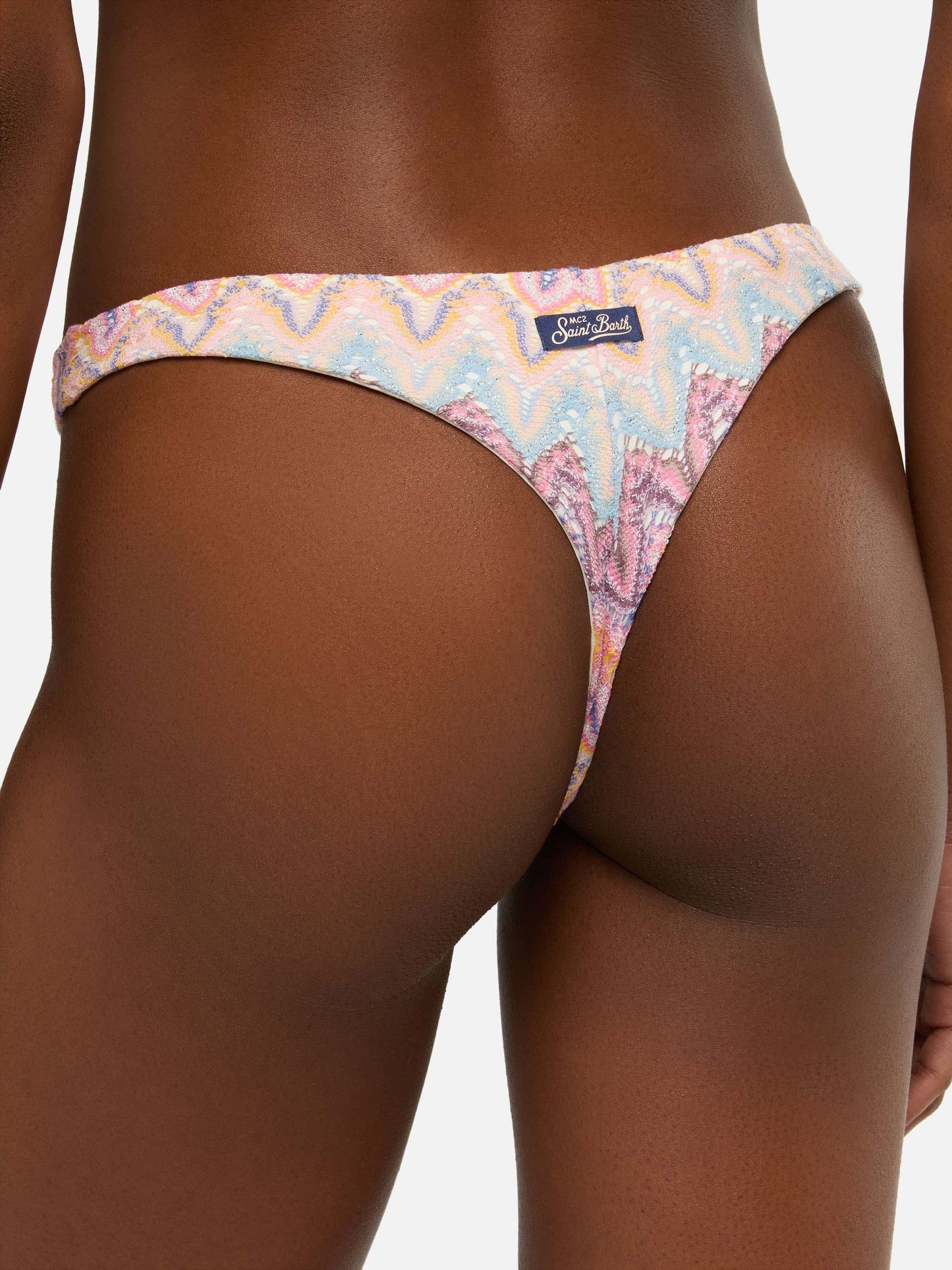 Naomi slip mare cheeky in raschel a chevron