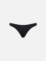 Woman black cheeky swim briefs Naomi