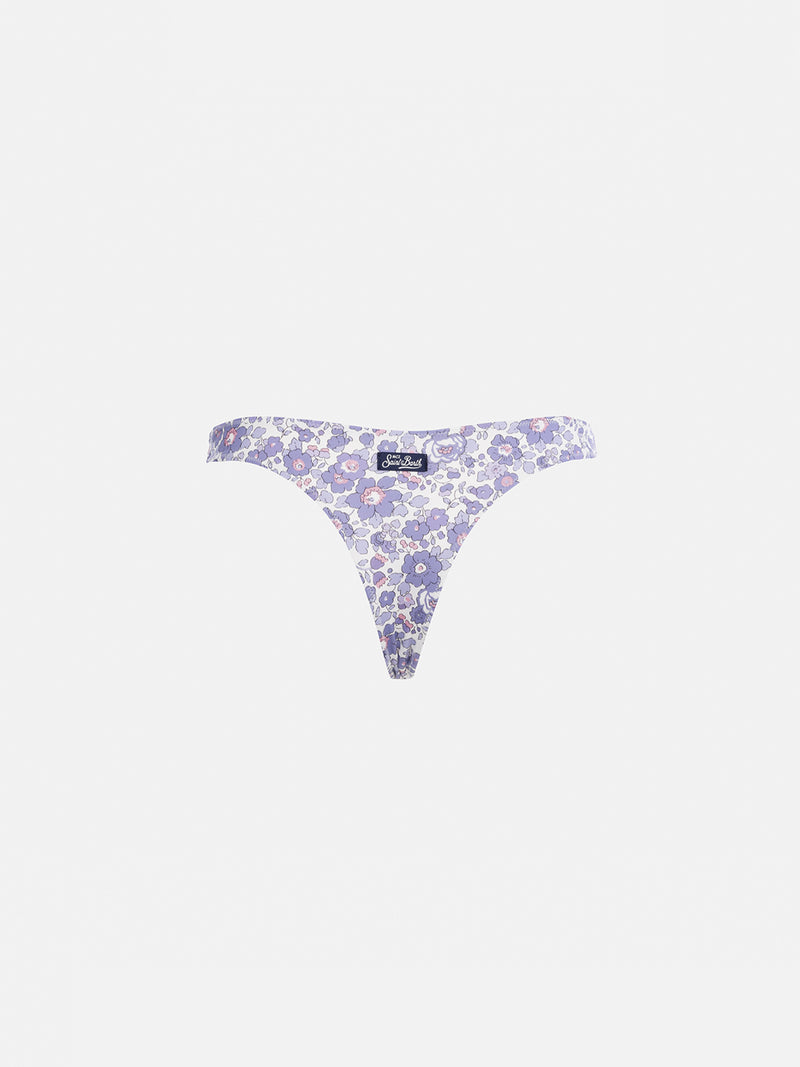 Slip da bagno da donna Betsy sgambato Naomi | REALIZZATO CON TESSUTO LIBERTY