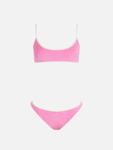 Frottee-Bralette-Bikini für Damen Judy Naomi mit Paspelierung