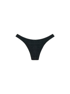 Naomi black lurex crinkle cheeky swim briefs - MC2 Saint Barth