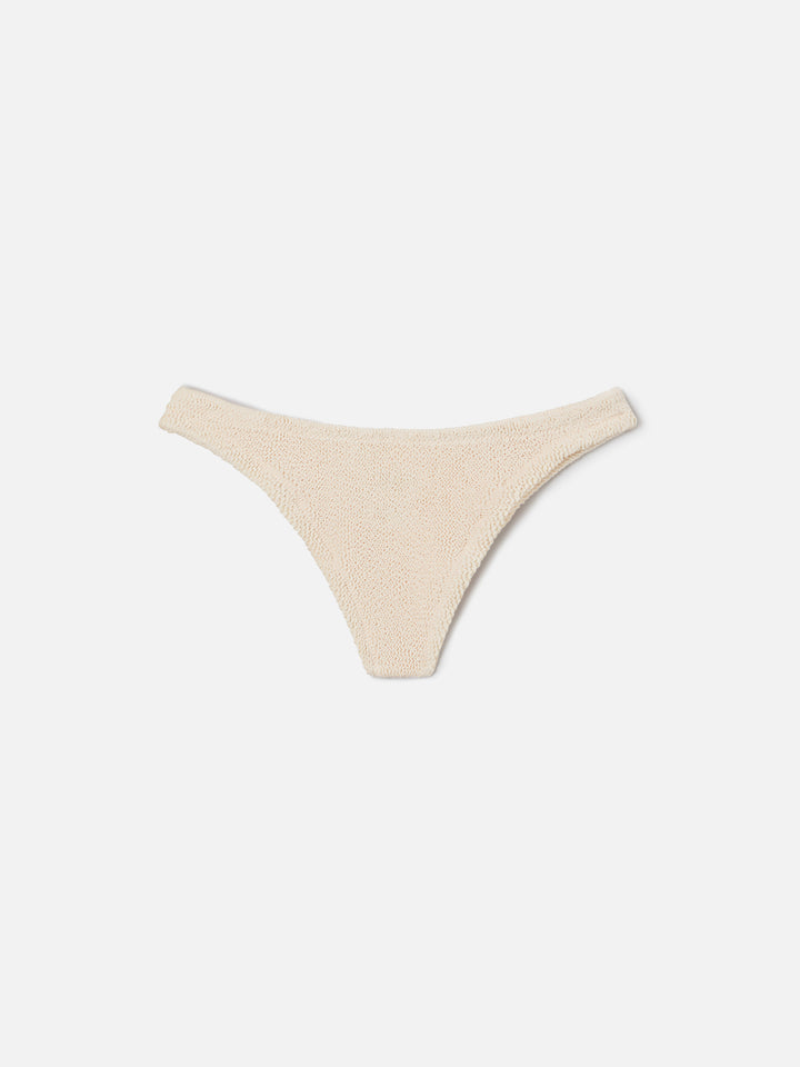 Naima Naomi beige crinkle bikini