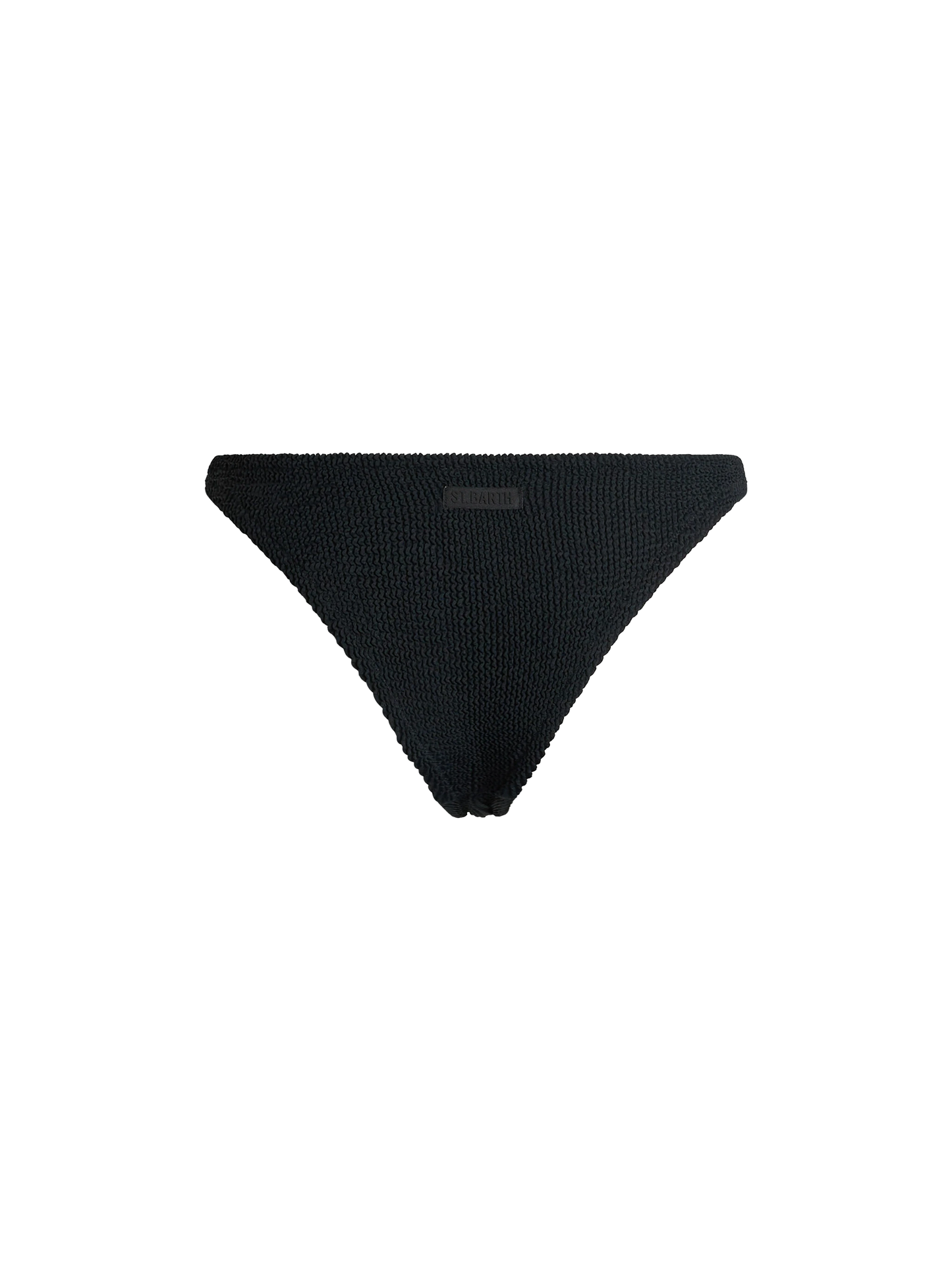 Naomi black crinkle cheeky swim briefs - MC2 Saint Barth