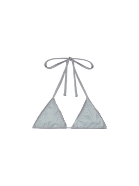 Nilly shimmer grey classic triangle top - MC2 Saint Barth