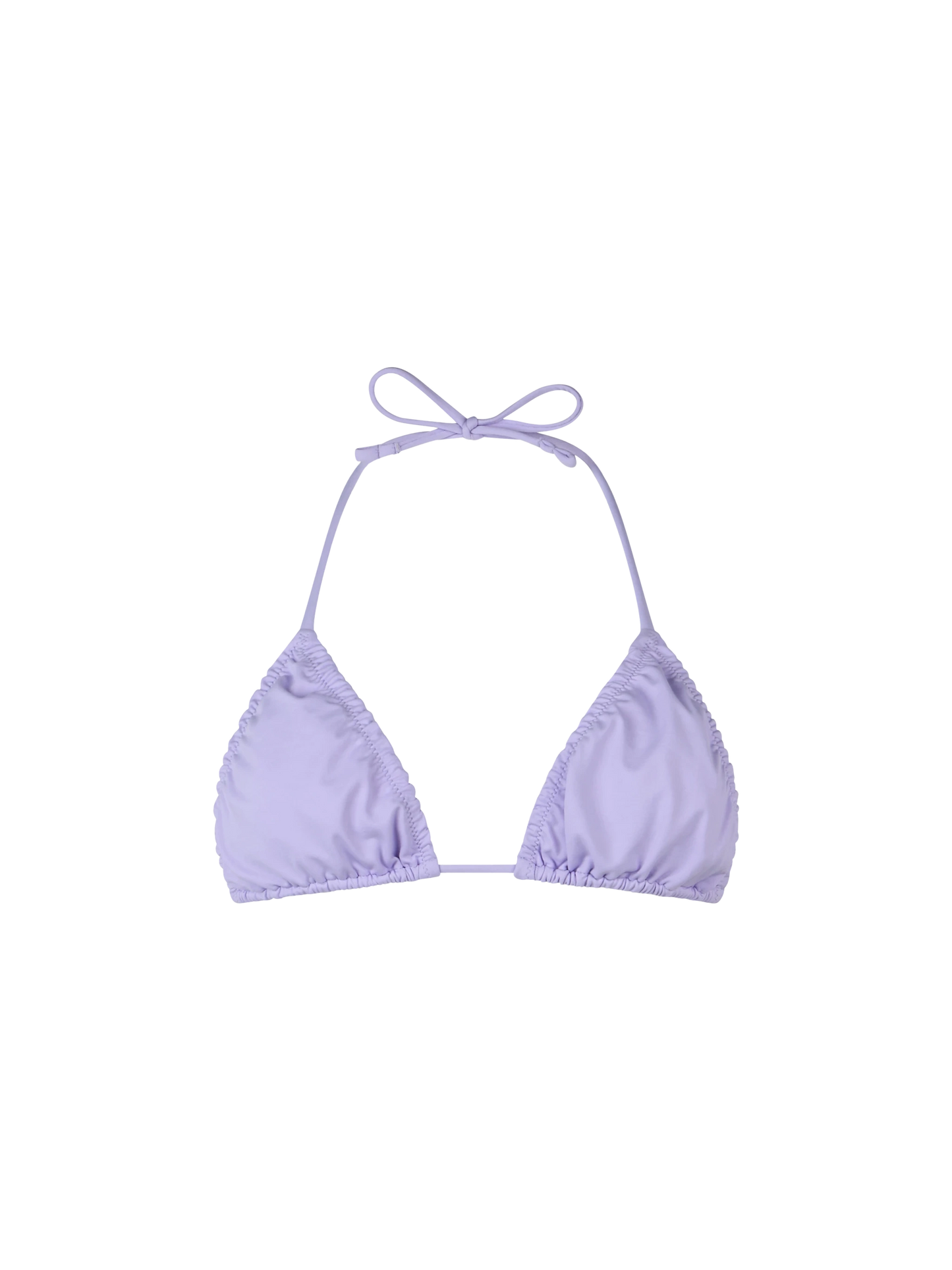 Woman lilac classic triangle top swimsuit Nilly