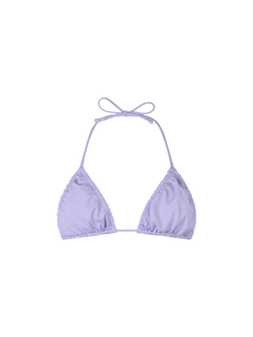 Woman lilac classic triangle top swimsuit Nilly