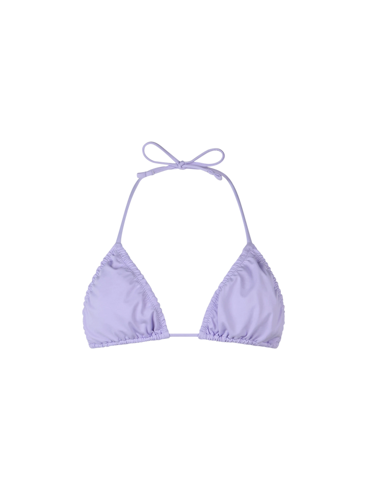 Woman lilac classic triangle top swimsuit Nilly