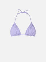 Woman lilac classic triangle top swimsuit Nilly