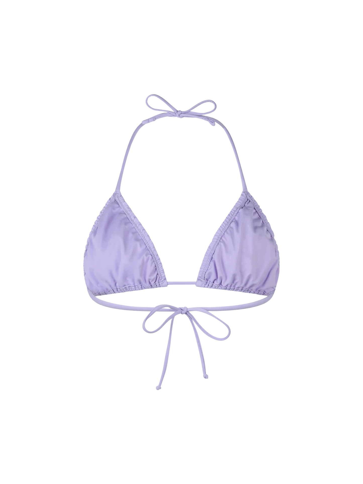 Woman lilac classic triangle top swimsuit Nilly