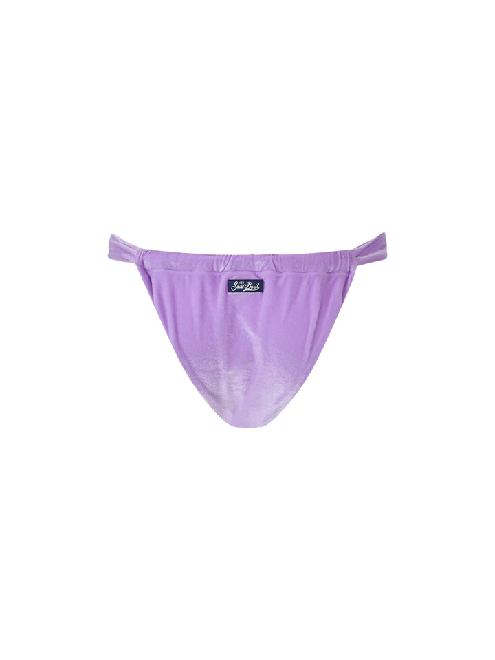 Woman chenille cheekiest swim briefs Noelle - MC2 Saint Barth