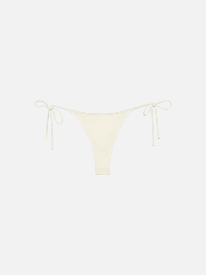 Norah cream cheeky swim briefs