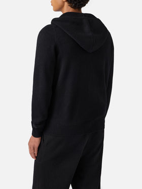 Notting lambswool hoodie in black