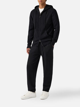 Notting lambswool hoodie in black