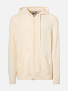 Notting lambswool hoodie in white