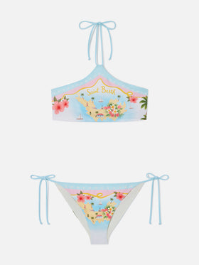 Bikini Nairobi Virgo multicolor St. Barth Map 