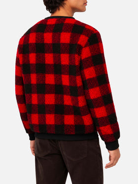 Sudadera de forro polar Teddy Oak con estampado de cuadros 
