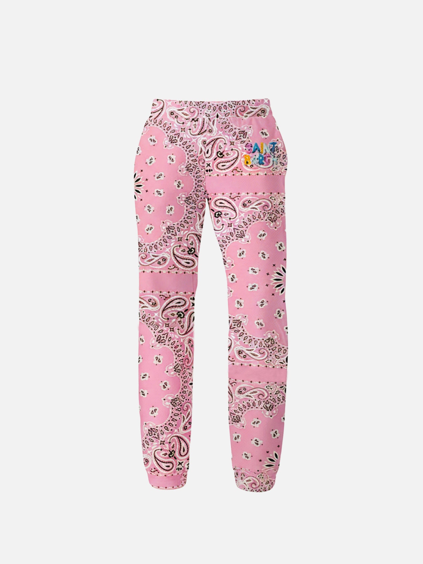 Cotton joggers Odalys Jr with bandanna print