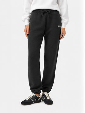 Jogginghose Odalys aus schwarzem Baumwollfleece 