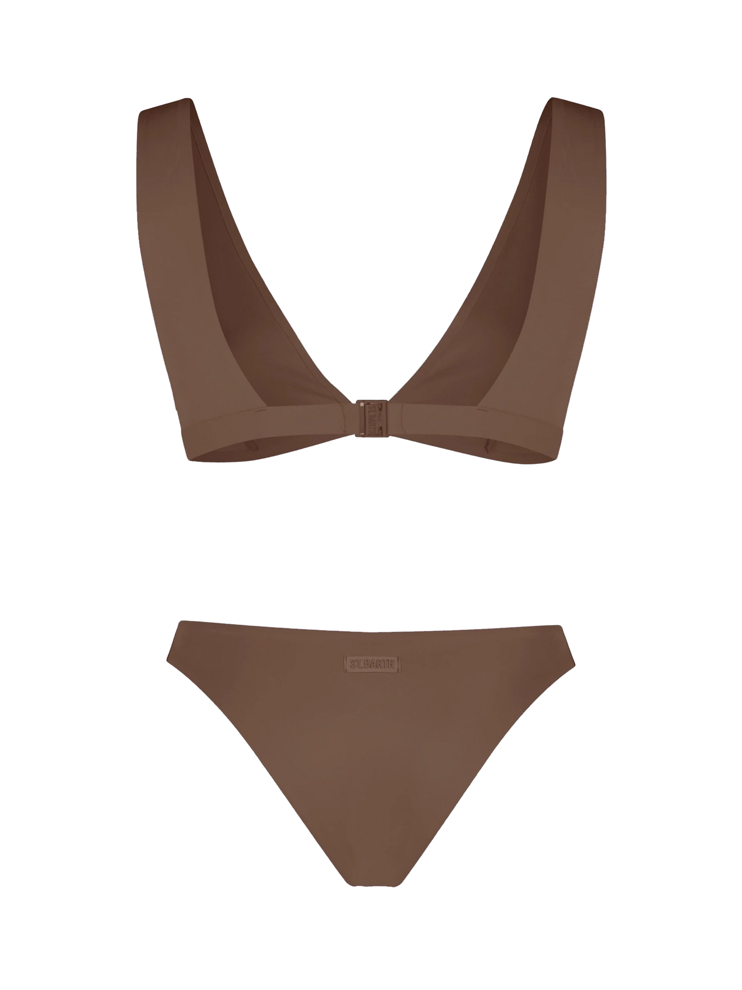 Woman brown heatsealed scooped bikini Ofelia Reanna