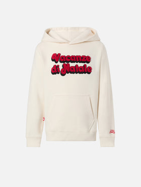 Oliver hooded sweatshirt with Vacanze di Natale print | VACANZE DI NATALE SPECIAL EDITION