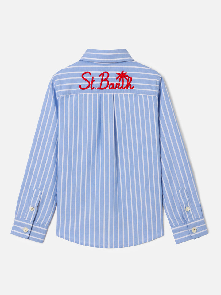 Chemise garçon à boutons 