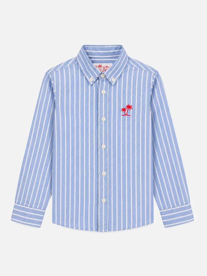 Chemise garçon à boutons 