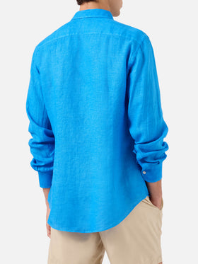 Leinenhemd Pamplona bluette 