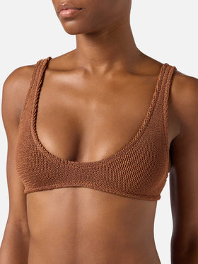 Bikini froissé marron Pamy Naomi 