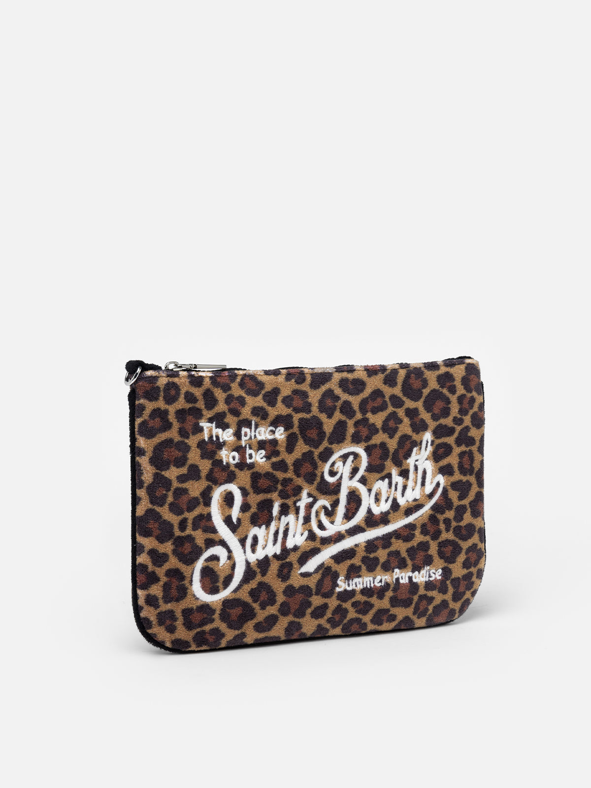 Animalier terry Parisienne Sponge pouch bag