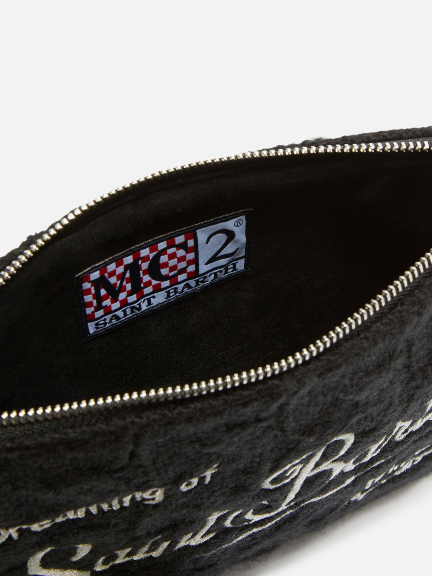 Parisienne Wool Braid Crossbody Bag in black braided wool blend